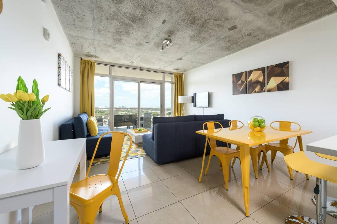 Modern 1 Bedroom Midtown Miami With Free Parking Exterior foto
