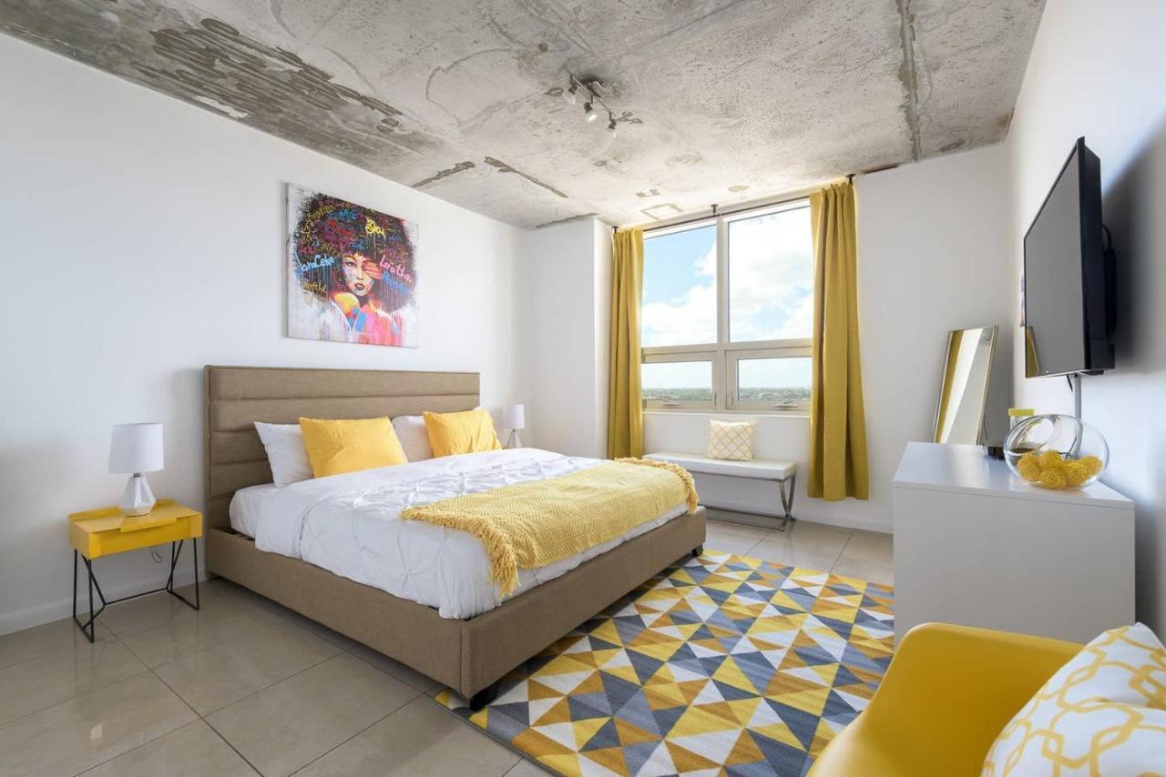 Modern 1 Bedroom Midtown Miami With Free Parking Exterior foto